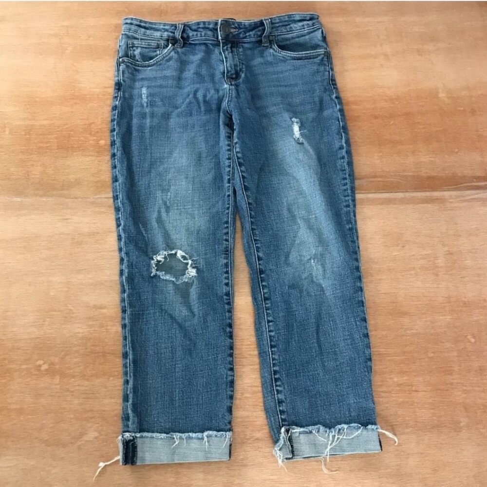 Kut from the Kloth Amy Straight Leg Crop Jeans